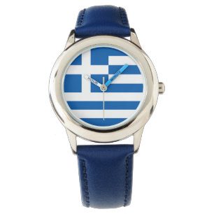 Montre Grèce Drapeau grec Patriotique