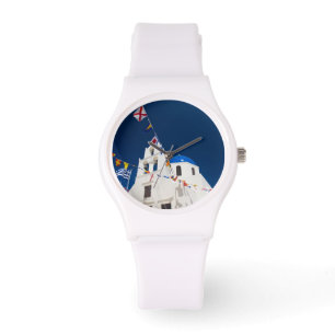 Montre Grèce et île grecque de Santorin ville d'Oia 4
