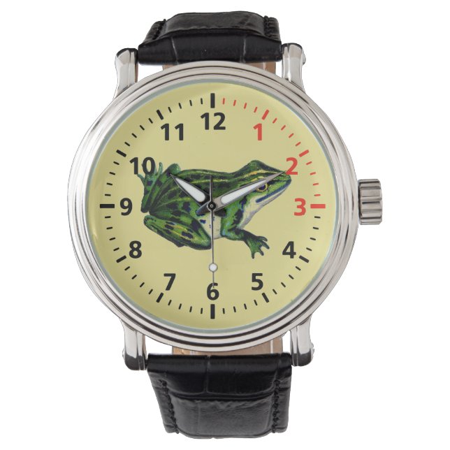 Montre Grenouille verte (devant)