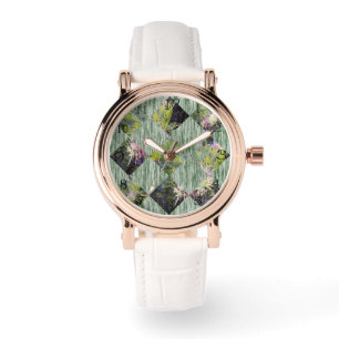 Montre Grevillea : Embrasser les Motifs de Diamants de la