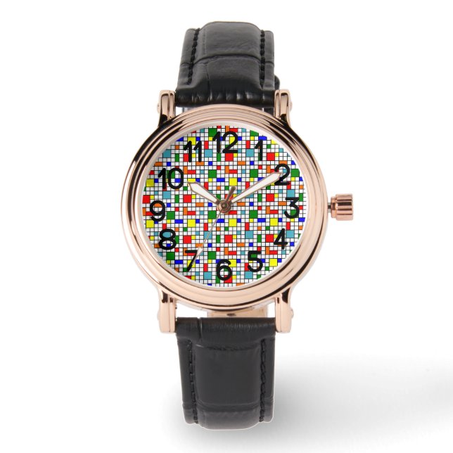 Montre Grille Bauhaus (Recto)