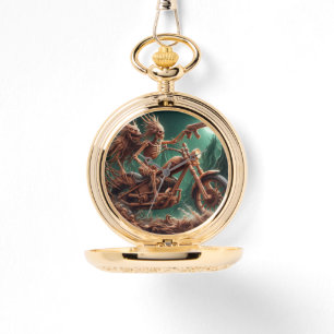 Montre Grimbone et Skulldust, monté leur grand hélico