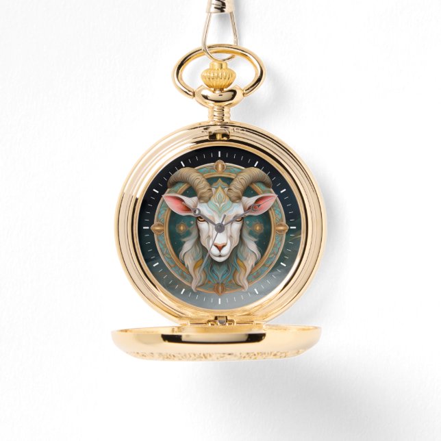 Montre Grimmloch Emblème de la Chèvre Jeu de rôle fantast (Recto)