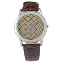 Groovy Geometric Warm Tones 