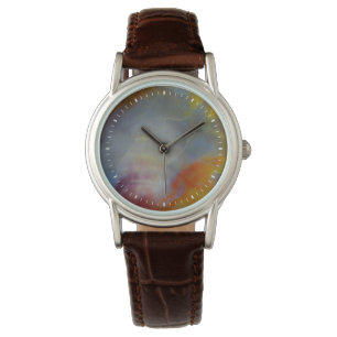 Montre Gros plan de bois petrifié Abstrait