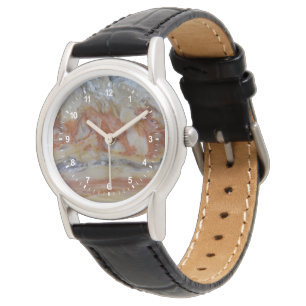 Montre Gros plan sur du bois pétrifié