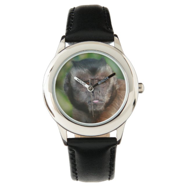 Montre Grumpy Capuchin visage singe (devant)