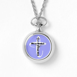 Montre Guéri par Jésus Verset Biblique Foi Chrétienne Ble
