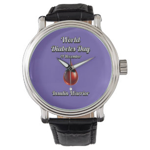 Montre Guerrier insulin. Journée mondiale du diabète.