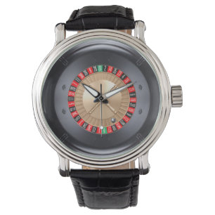 Montre guet en cuir roulette