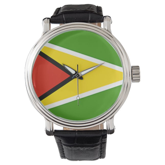 Montre Guetteur du drapeau de Guyana (devant)