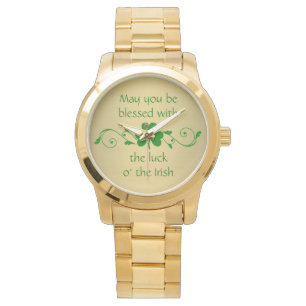 Montre Guirlande de shamrock