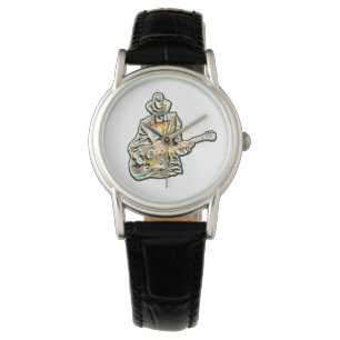 Montre Guitar Blues Mann - Sentez-le