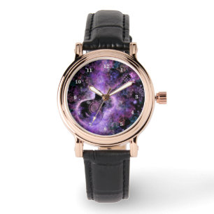 Montre Guitare Violet