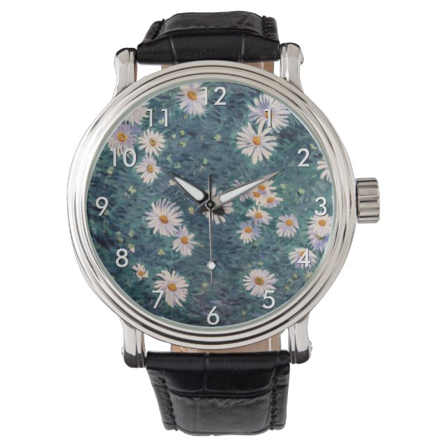 Montre Gustave Caillebotte - Lit de marguerites, détails (devant)