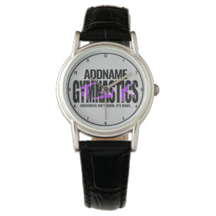 Montre Gymnastique NOM Équipe acrobatique Gymnaste à ress