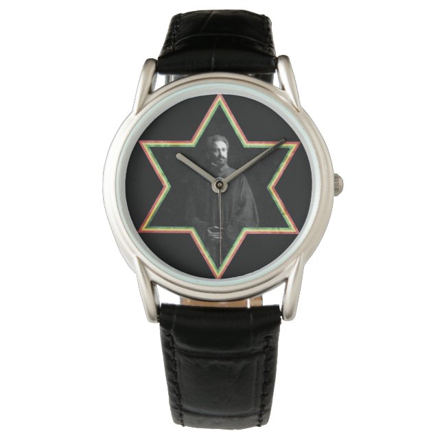 Montre Haile Selassie Étoile de David (devant)