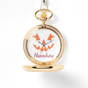 Montre Halloween Citrouille Jack-o'-lantern fille personn