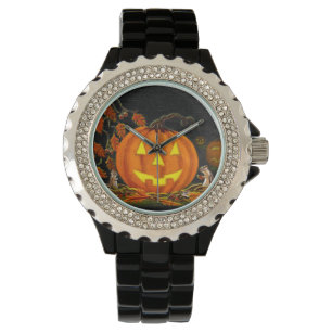 Montre Halloween, montre, Jack-O-Lanternes, tamia,