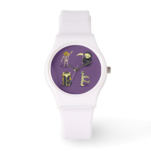 Montre Halloween Squelette Dracula Mummy Griffe Reaper