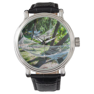 Montre Hamac sur la plage, Fidji