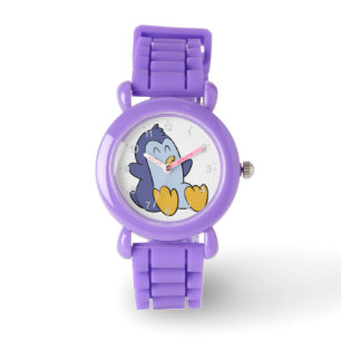 Montre Happy Baby pingouin   choisir la couleur arrière -