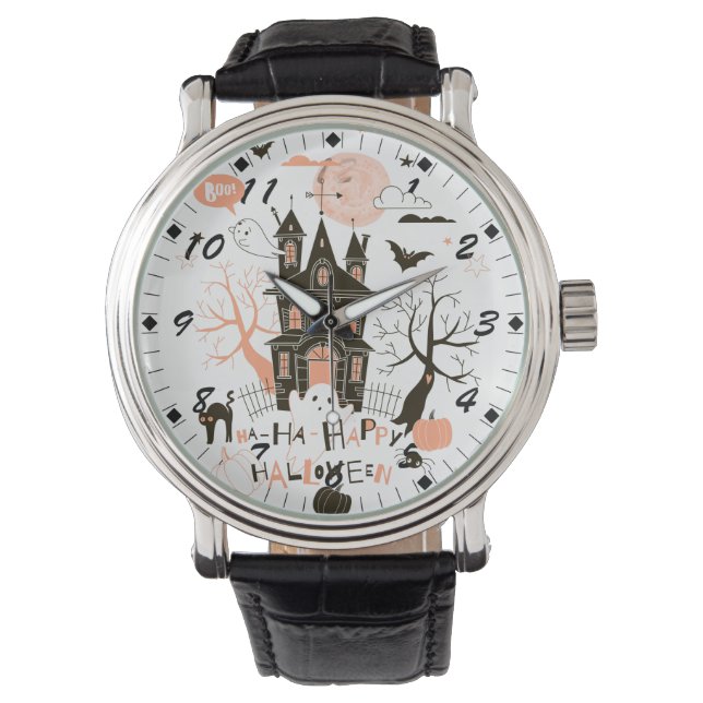 Montre Happy Halloween Haunted House (devant)