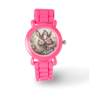 Montre Hares et Fleurs sauvages