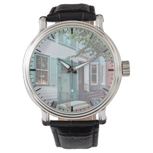 Montre Harrisburg PA - Bâtiment avec porte verte