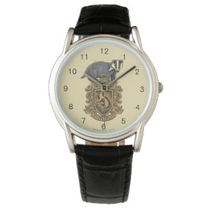 Montre Harry Potter   Cimier de Hufflepuff avec Badger