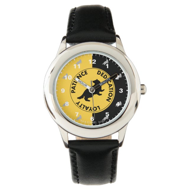 Montre Harry Potter | HUFFLEPUFF™ Caractéristiques graphi (devant)