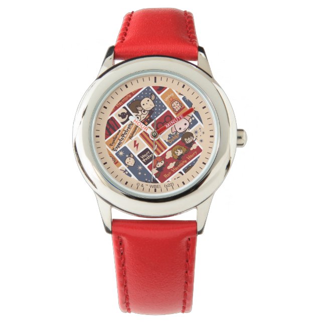 Montre Harry Potter Motif des scènes de dessin (devant)