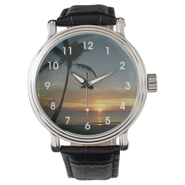 Montre Hawaiian Beach Sunset Wrist Watch (devant)