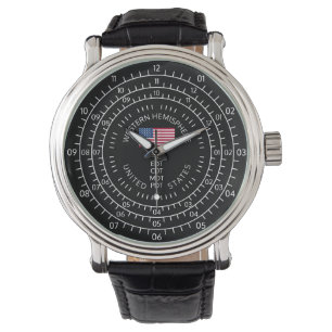 Montre Hémisphère occidental des États-Unis
