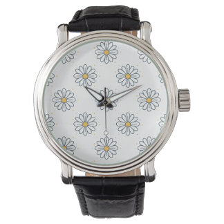 Montre Hermosas margaritas minimalistas 