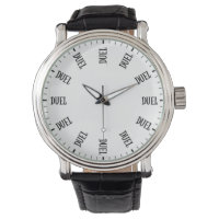 Heure de duel - Drôle horloge de dueling heures