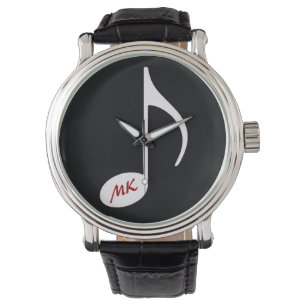 Montre heure de note de musique initiale