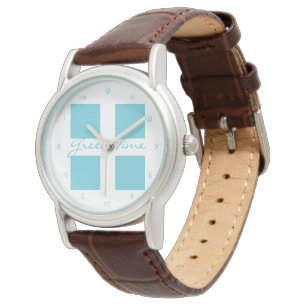 Montre Heure grecque - Regarder avec des chiffres grecs