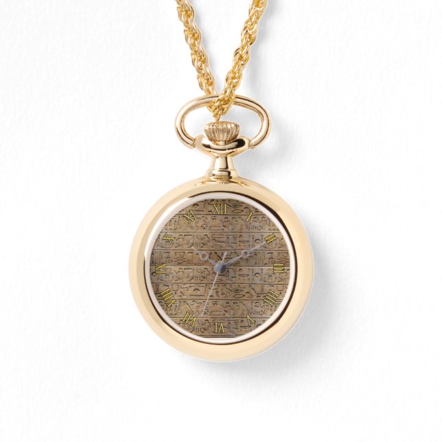 Montre Hiéroglyphes égyptiens antiques (Recto)