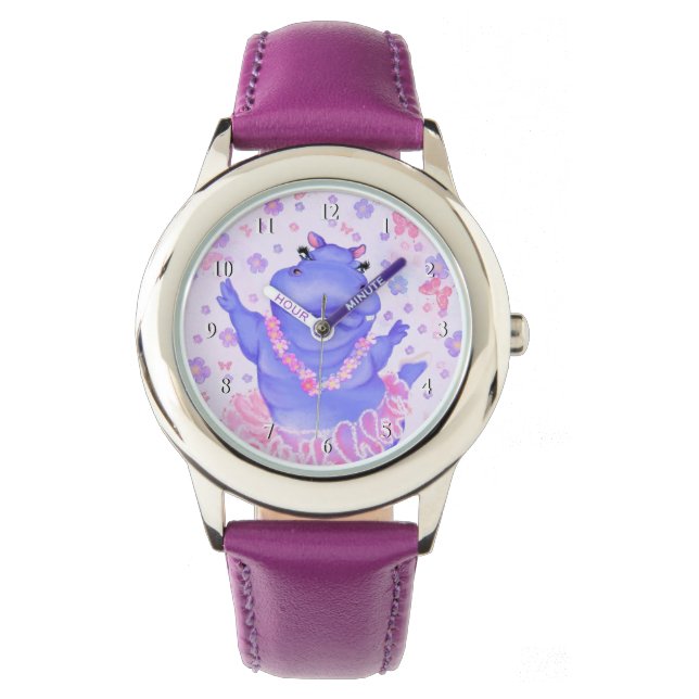 Montre Hippo Prima Ballerina - Amusant - (devant)