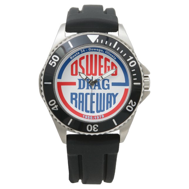 Montre Hippodrome Oswego Drag sur la Route 34 - Oswego, I (devant)