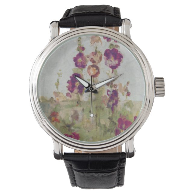Montre Hollyhocks au bord de la mer (devant)