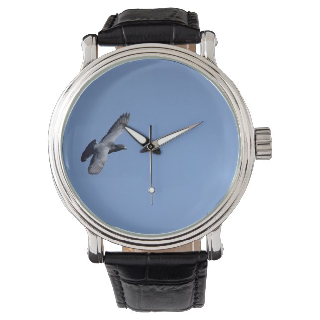 Montre Hommage Pigeon en vol (devant)