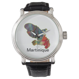 Montre Homme avec carte Martinique
