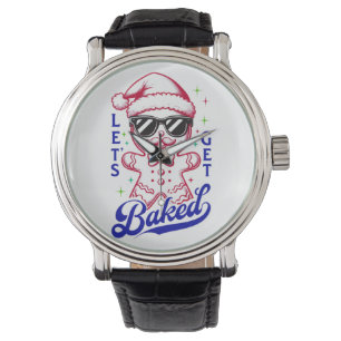 Montre Homme en pain d'épices drôle - Faisons-nous cuire