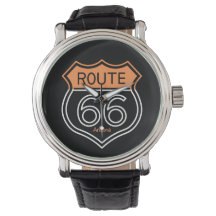 Montre hommes "eWatch" motif route 66 Creashop_lin