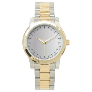 Montre Hommes monogrammes rustiquesDeux tonalités surdime