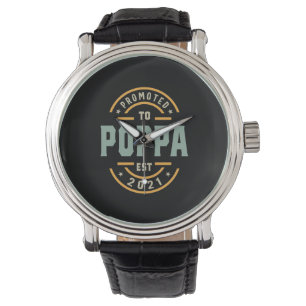 Montre Hommes Promus À Poppa Est. 2021 - Papa Grand-Père 
