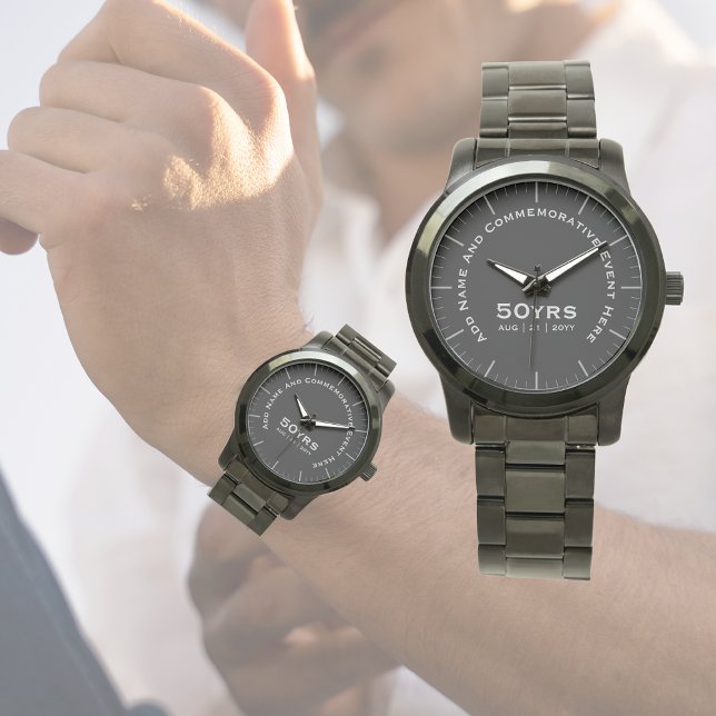 Montre Hommes sur mesure Retraite personnalisée Nouveau e (Créateur téléchargé)