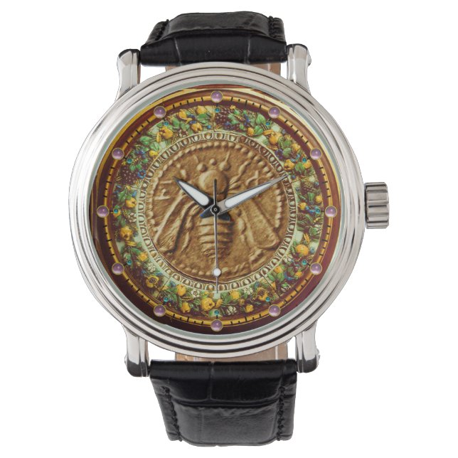 MONTRE HONEY BEE / JAUNE FLORENTINE FLORENTINE FLORENTINE (devant)